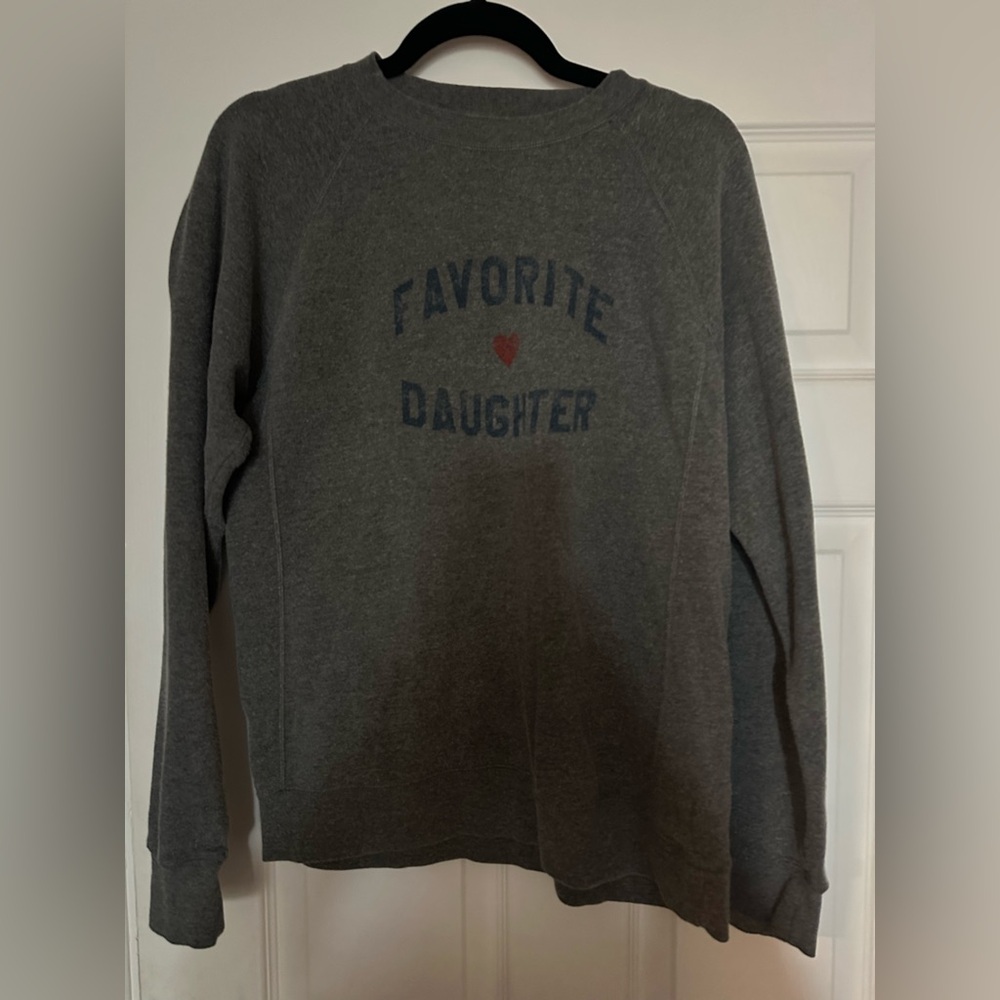 Favorite Daughter Grey Sweatshirt by sub_urban riot (Erin + Sara Foster